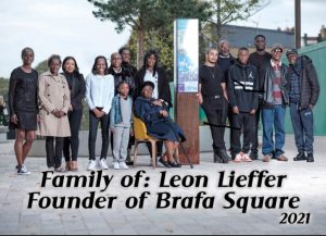 Leon's family at Brafa Square