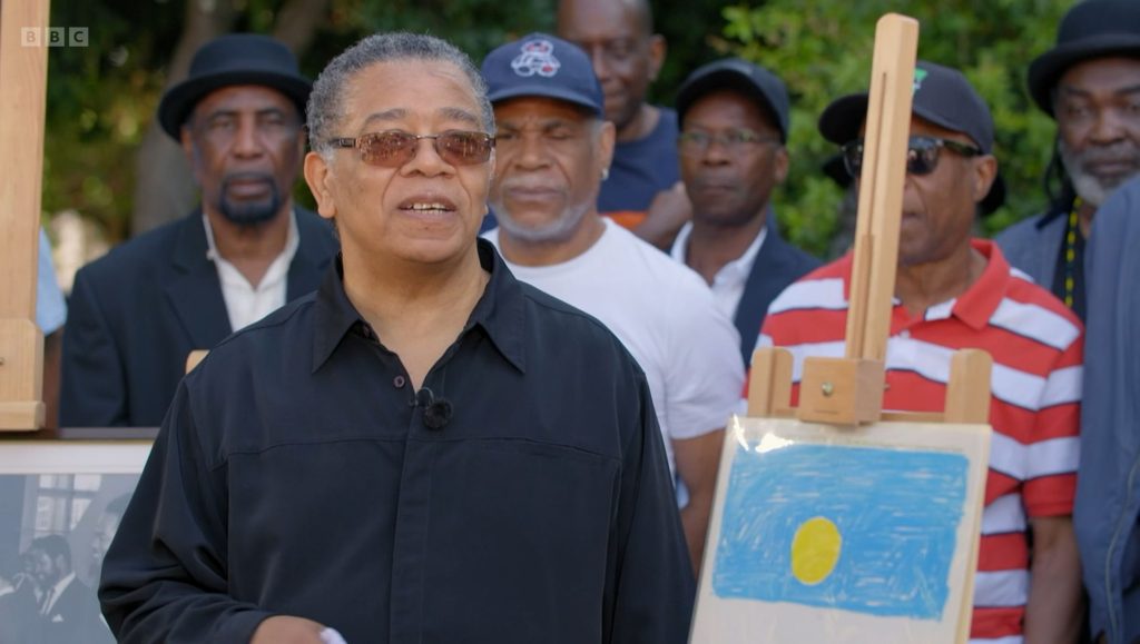 Leon of The Blacksrones on the Antiques Roadshow BRAFA piece, Clissold Park